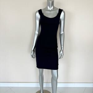 NWT!!! O.G.L women navy cotton dress with padding size S